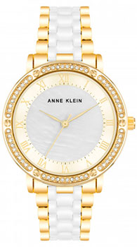 Часы Anne Klein Ceramic 3994WTGB
